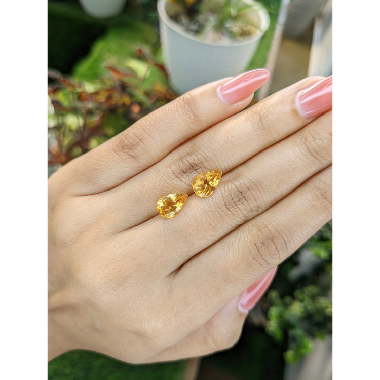 3.32 Ct.Tw. Citrine Pair from Brazil