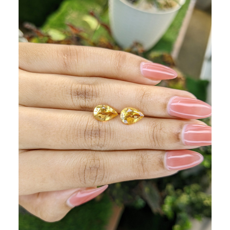 3.21 Ct.Tw. Citrine Pair from Brazil