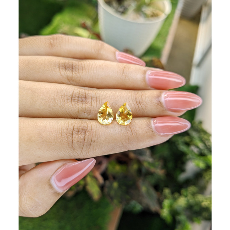 3.21 Ct.Tw. Citrine Pair from Brazil