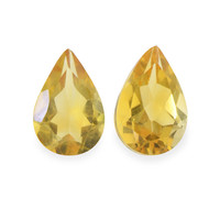 2.98 Ct.Tw. Pear Citrine Pair
