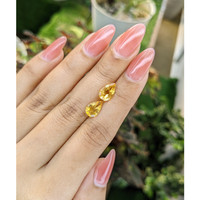 2.98&nbsp;Ct.Tw.Total Carat Weight Citrine Pair from Brazil Life Style