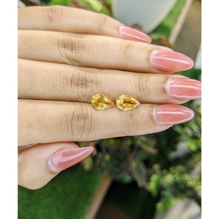 2.98 Ct.Tw. Citrine Pair from Brazil