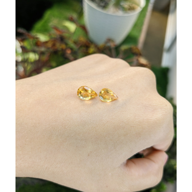 2.98 Ct.Tw. Citrine Pair from Brazil