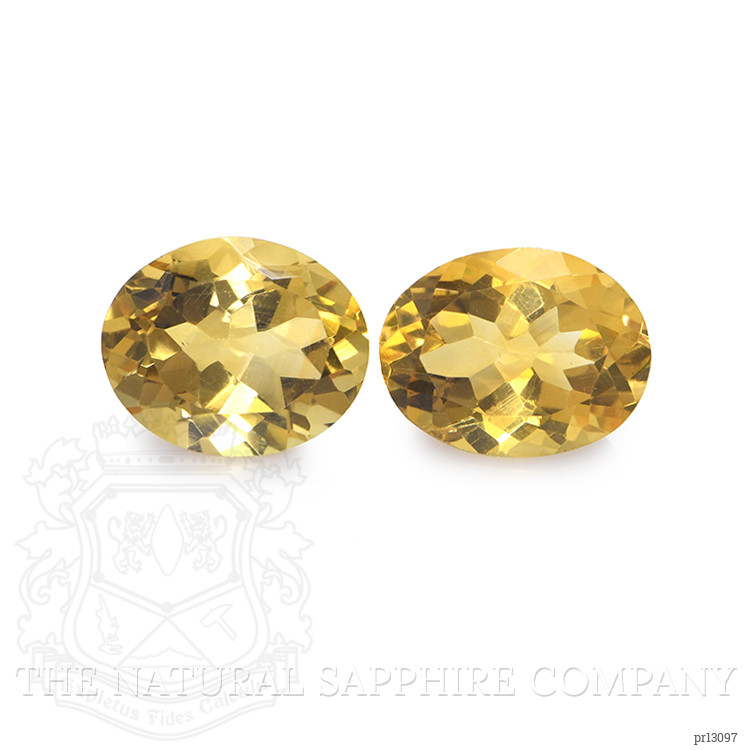 6.25 Ct.Tw. Citrine Pair from Brazil