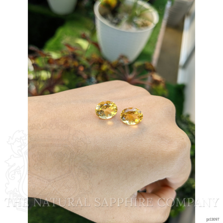 6.25 Ct.Tw. Citrine Pair from Brazil