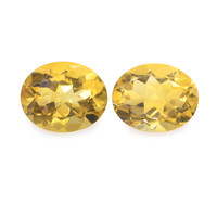 6.68 Ct.Tw. Oval Citrine Pair