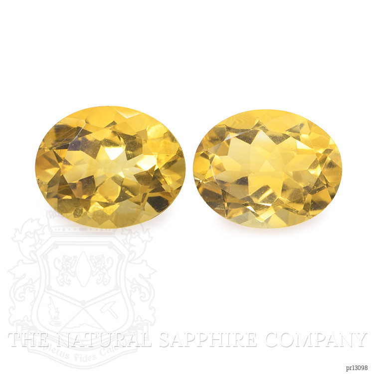 6.68 Ct.Tw. Citrine Pair from Brazil