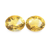 5.53 Ct.Tw. Oval Citrine Pair