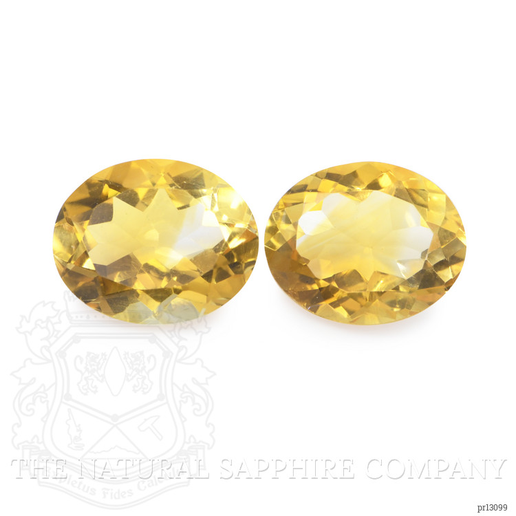 5.53 Ct.Tw. Citrine Pair from Brazil