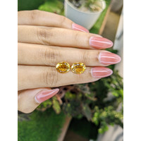 5.53 Ct.Tw.Total Carat Weight Citrine Pair from Brazil Life Style