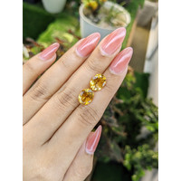 5.53&nbsp;Ct.Tw.Total Carat Weight Citrine Pair from Brazil Life Style
