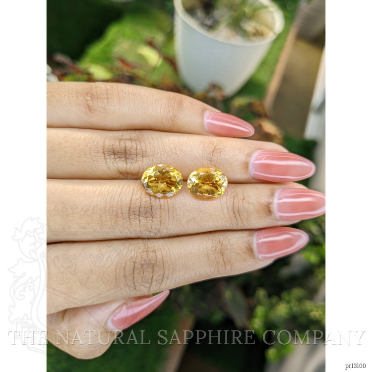 6.16 Ct.Tw. Citrine Pair from Brazil