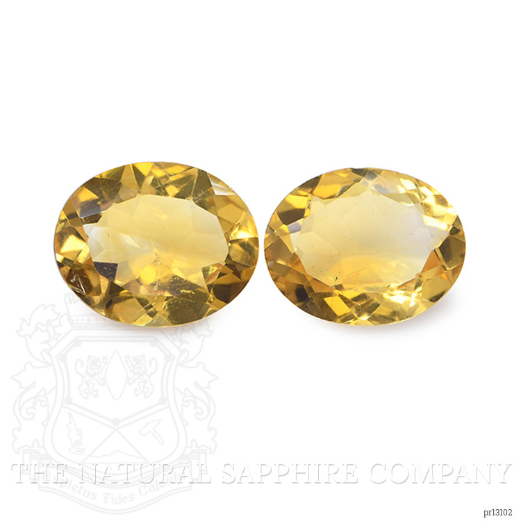 5.15 Ct.Tw. Citrine Pair from Brazil