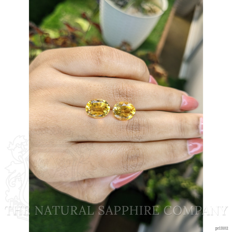 5.15 Ct.Tw. Citrine Pair from Brazil