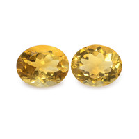 5.94 Ct.Tw. Oval Citrine Pair