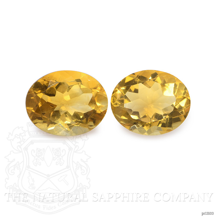 5.94 Ct.Tw. Citrine Pair from Brazil