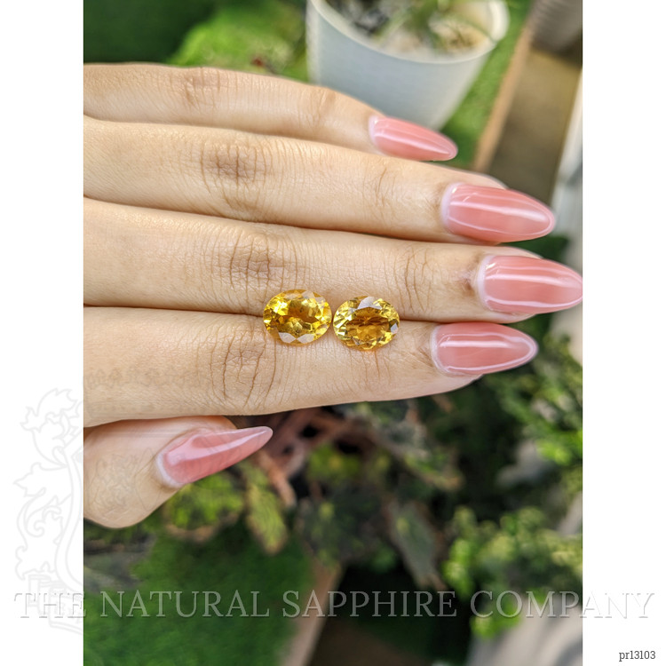 5.94 Ct.Tw. Citrine Pair from Brazil