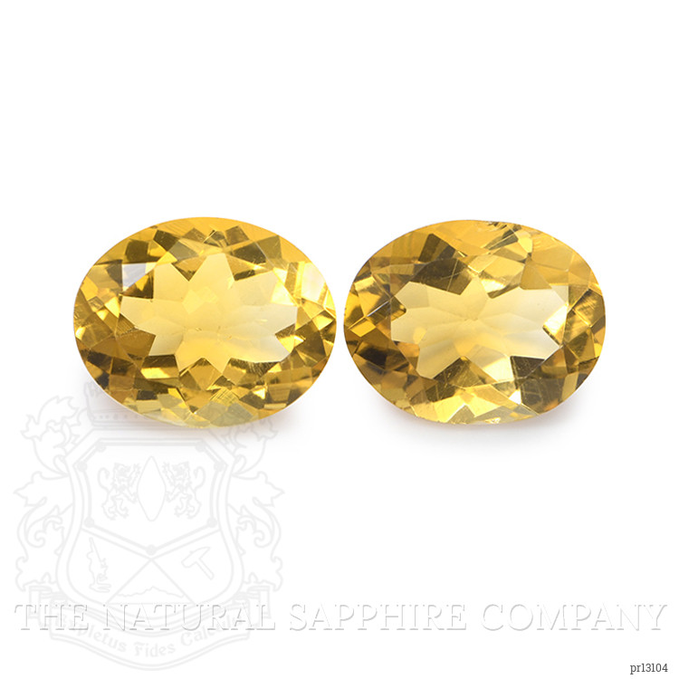 5.81 Ct.Tw. Citrine Pair from Brazil