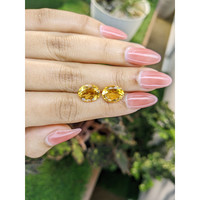 5.81&nbsp;Ct.Tw.Total Carat Weight Citrine Pair from Brazil Life Style