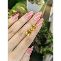 5.81 Ct.Tw.Total Carat Weight Citrine Pair from Brazil Life Style