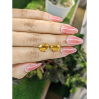5.51&nbsp;Ct.Tw.Total Carat Weight Citrine Pair from Brazil Life Style