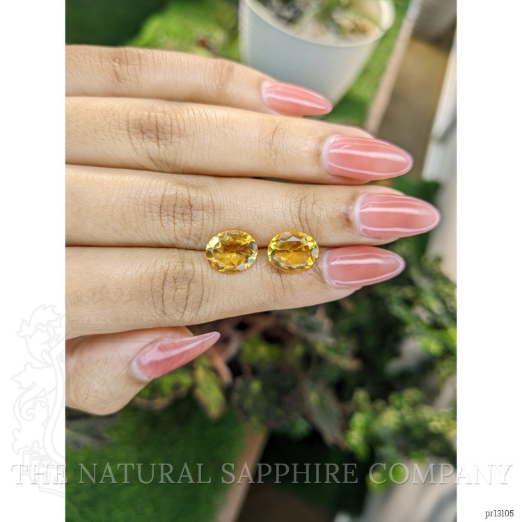 5.51 Ct.Tw. Citrine Pair from Brazil
