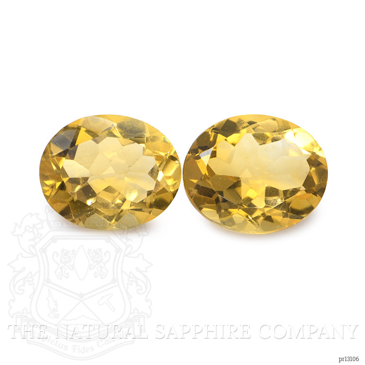 6.34 Ct.Tw. Citrine Pair from Brazil