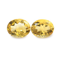 6.35 Ct.Tw. Oval Citrine Pair