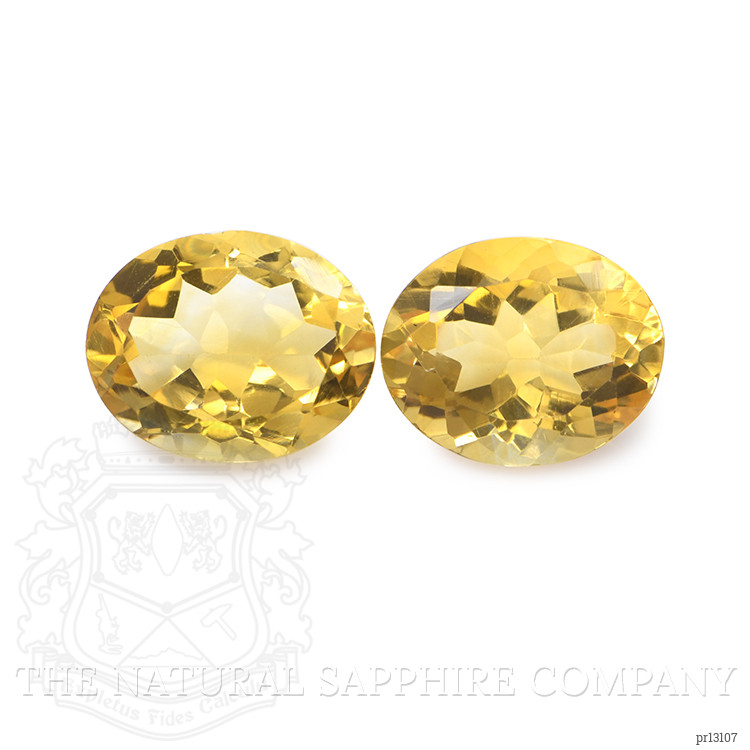 6.35 Ct.Tw. Citrine Pair from Brazil