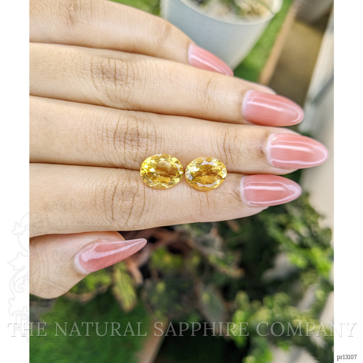 6.35 Ct.Tw. Citrine Pair from Brazil