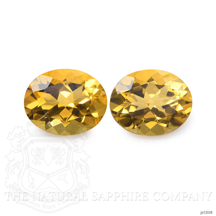 6.27 Ct.Tw. Citrine Pair from Brazil