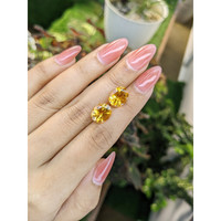 6.27&nbsp;Ct.Tw.Total Carat Weight Citrine Pair from Brazil Life Style