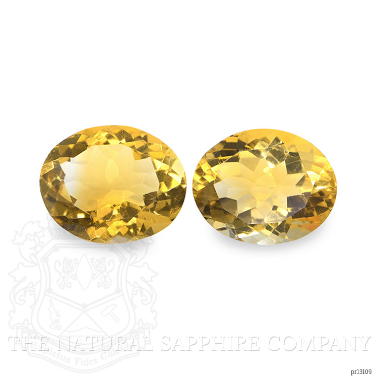 5.55 Ct.Tw. Citrine Pair from Brazil