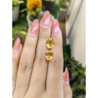 5.55 Ct.Tw.Total Carat Weight Citrine Pair from Brazil Life Style