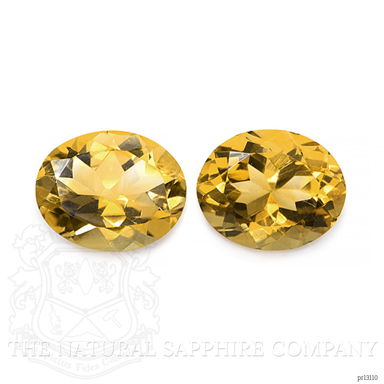 6.36 Ct.Tw. Citrine Pair from Brazil