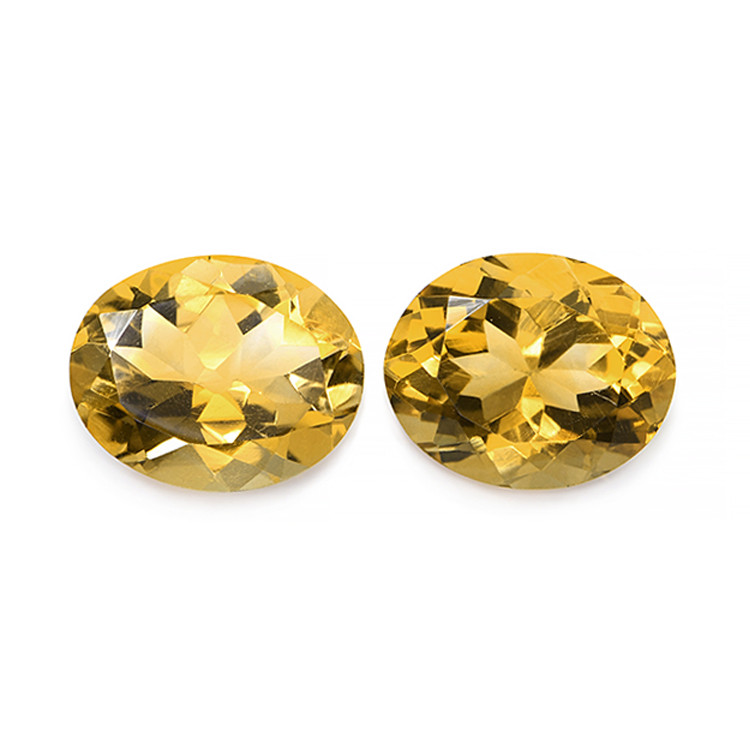 6.36 Ct.Tw. Citrine Pair from Brazil