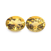 6.55 Ct.Tw. Oval Citrine Pair