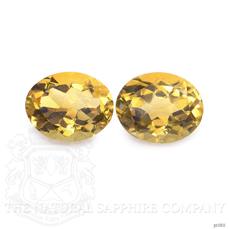 6.55 Ct.Tw. Citrine Pair from Brazil