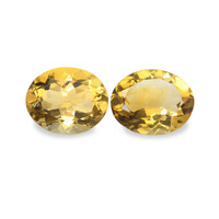 5.81 Ct.Tw. Oval Citrine Pair