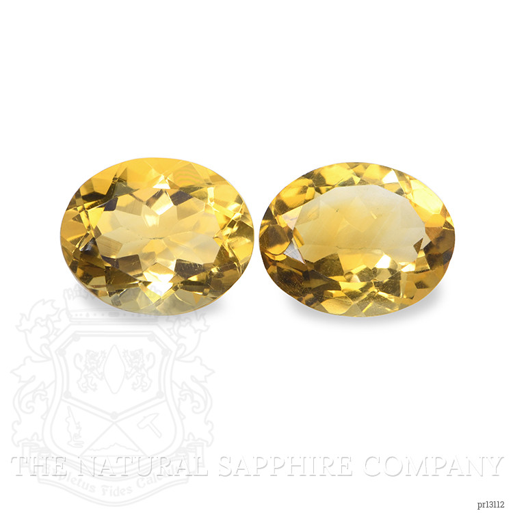 5.81 Ct.Tw. Citrine Pair from Brazil