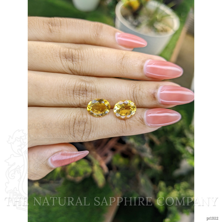5.81 Ct.Tw. Citrine Pair from Brazil