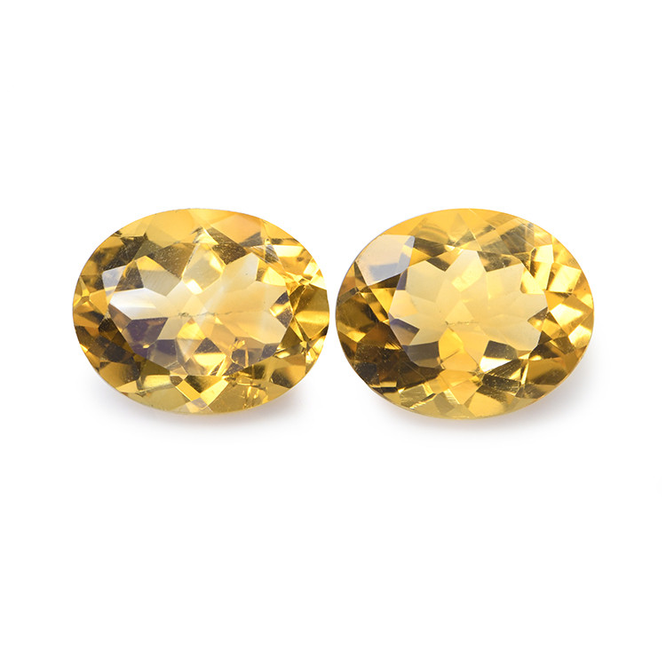 6.35 Ct.Tw. Citrine Pair from Brazil