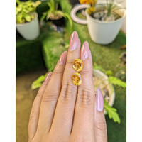 6.35 Ct.Tw.Total Carat Weight Citrine Pair from Brazil Life Style