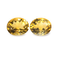 5.86 Ct.Tw. Oval Citrine Pair