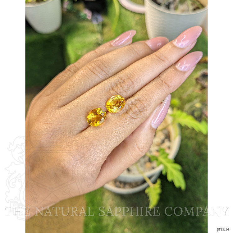 5.86 Ct.Tw. Citrine Pair from Brazil