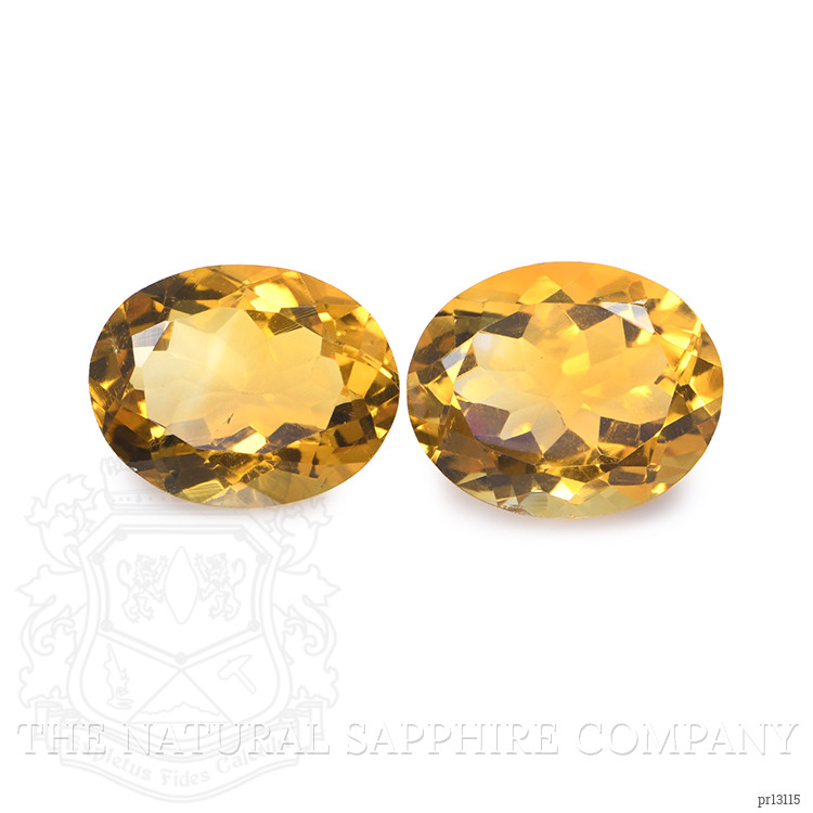 6.36 Ct.Tw. Citrine Pair from Brazil