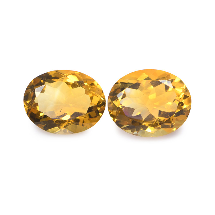 6.36 Ct.Tw. Citrine Pair from Brazil