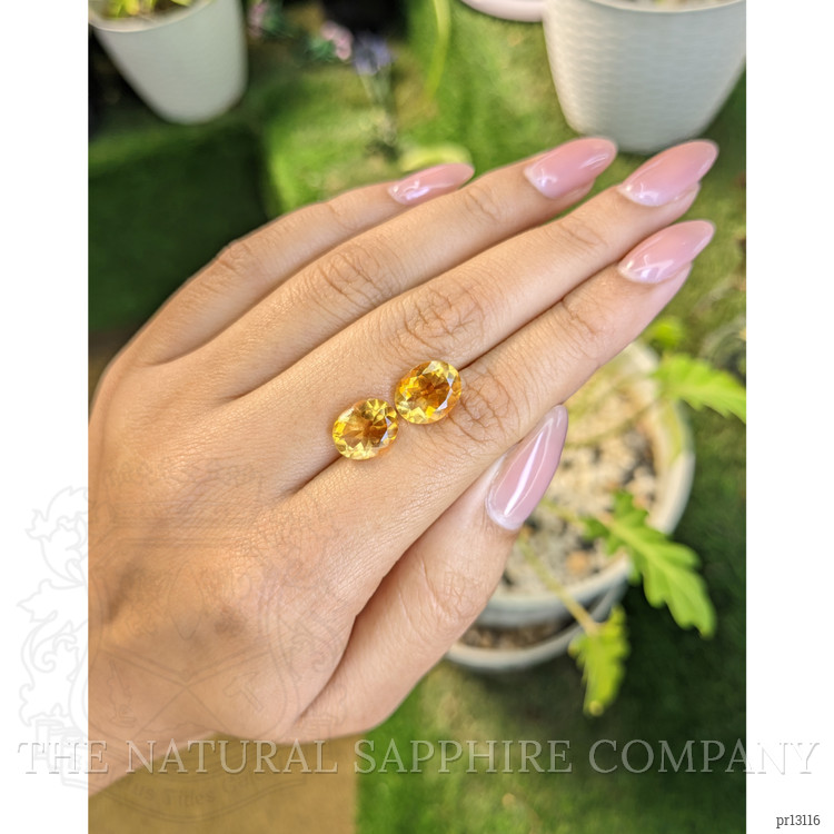 5.73 Ct.Tw. Citrine Pair from Brazil