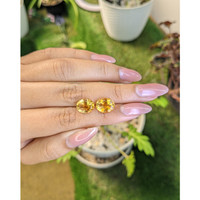 5.73 Ct.Tw.Total Carat Weight Citrine Pair from Brazil Life Style