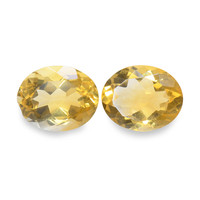 6.32 Ct.Tw. Oval Citrine Pair